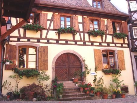Balade à Eguisheim, un village alsacien - les ruelles